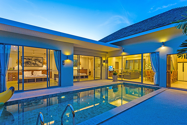 two bedroom pool villa,yipmunta pool villa phuket.